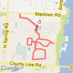 Hooverview route map