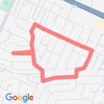 Average running route route map