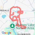 9.4 mile run route map