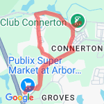 Connerton Run route map