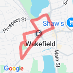 Mouton to lake route map