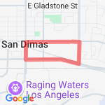 Around Home route map