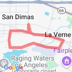 6 mile by Airport route map