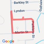 1 mile route map