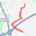 Cuckoo lane and back route map