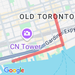 Church and Adelaide Harbourfront route map