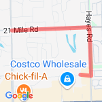 Lifetime Fitness 5k route map