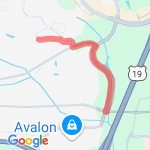 Webb Bridge Run route map