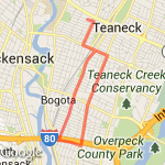 mothers dayrun route map