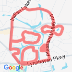 7.7 miles  route map