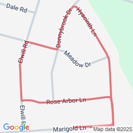 1 mile - 1.61 Km route in 6057 Marigold Lane