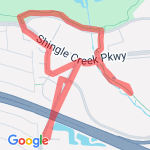 Flooded Loop route map