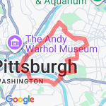 Schenley 12 miler route map