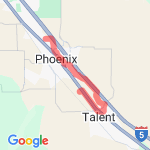 Bear Creek to the Farm route map