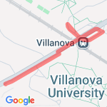 Villanova Summer 2013 route map