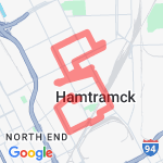 hamtramck runners route map