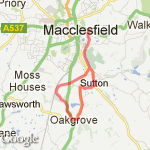 canal byrons lane through sutton to fools nook bac along canal route map