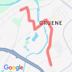 Gruene Tavern run route map