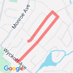 1 mile route map