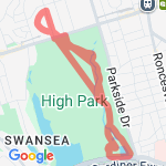 Spring Pond route map