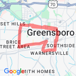 greenway test route map