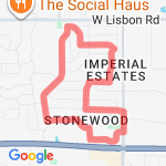 2.99 mile route route map