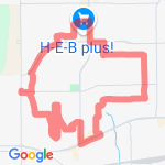 Exygon RR  10 mile  route map