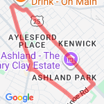 10. July 2013 route map