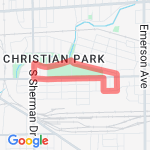 Morining Run Route route map