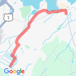 Green Belt to Wainwright Field route map