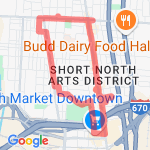 Dashing Dates route map