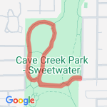 Around the western field at the wash route map