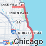 taste of Chicago route map