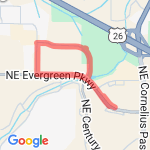 2mile Hillsboro Stadium route map