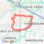 ASML Rock creek trail south route map