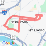 Cock & Bull 6 Miler route map