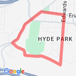 Cock & Bull 3 Miler route map