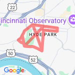 Cock & Bull 4 Miler route map