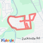 Penn's Ridge 5k route map