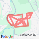 Penn's Ridge 5k route map