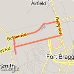 Long Street/Butner route map