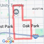 6.18 mile route map