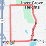 cahill/valley run route map