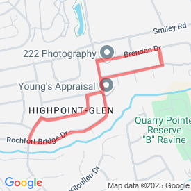 Run My Route - Running Map 4.25 k around hood