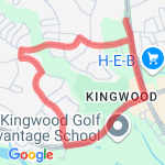 4 mile Valley Manor route map