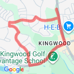 4 mile Valley Manor route map