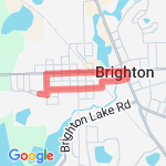 Downtown Route route map