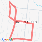 Honeysuckle/Wallace 4 Miler route map
