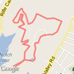 Rifle camp Reservation Run route map