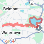 Weekend Run route map